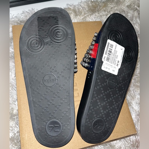 Authentic Gucci bling slides size 38 Women’s - Picture 11 of 11